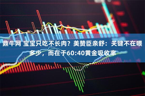 鼎牛网 宝宝只吃不长肉？美赞臣亲舒：关键不在喂多少，而在于60:40黄金吸收率